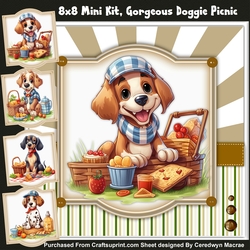 8x8 Mini Kit, Gorgeous Doggie Picnic