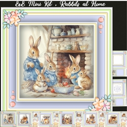 8x8 Mini Kit, Gorgeous Rabbits at Home