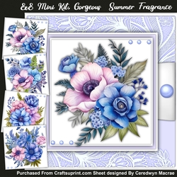 8x8 Mini Kit, Gorgeous Summer Fragrance