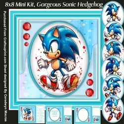 8x8 Mini Kit, Gorgeous Sonic Hedgehog