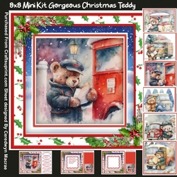 8x8 Mini Kit, Gorgeous Christmas Teddy