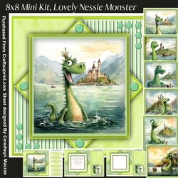 8x8 Mini Kit Lovely Nessie Monster