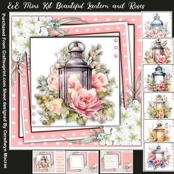 8x8 Mini Kit, Beautiful Lantern and Roses