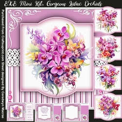 8x8 Mini Kit, Gorgeous Lilac Orchids