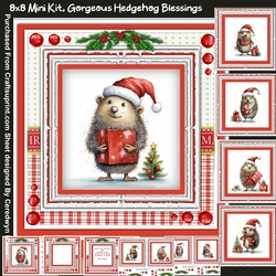 8x8 Mini Kit, Gorgeous Hedgehog Blessings
