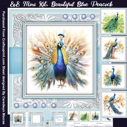 8x8 Mini Kit, Beautiful Blue Peacock
