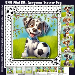 8x8 Mini Kit, Gorgeous Soccer Dog