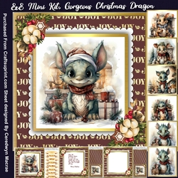 8x8 Mini Kit, Gorgeous Christmas Dragons 