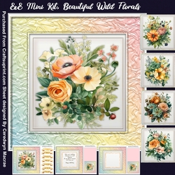8x8 Mini Kit, Beautiful Wild Florals