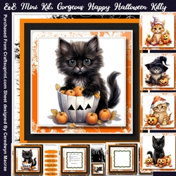 8x8 Mini Kit, Gorgeous Happy Halloween Kitty