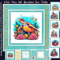 8x8 Mini Kit, Beautiful Sea Turtles
