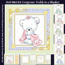 8x8 Mini Kit, Gorgeous Teddy in a Blanket