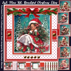 8x8 Mini Kit, Beautiful Christmas Elves