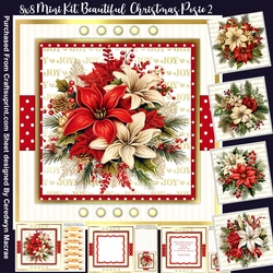 8x8 Mini Kit, Beautiful Christmas Posie 2