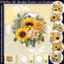 8x8 Mini Kit, Beautiful Sunshine and Sunflowers