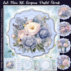 8x8 Mini Kit, Gorgeous Pastel Florals