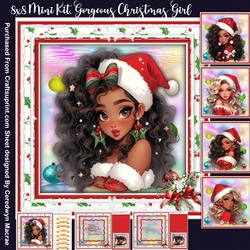 8x8 Mini Kit , Beautiful Christmas Girl
