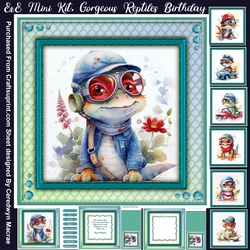 8x8 Mini Kit, Gorgeous Reptiles Birthday