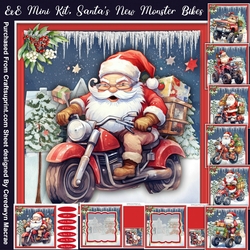 8x8 Mini Kit, Santas New Monster Bike