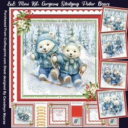 8x8 Mini Kit, Gorgeous Sledging Polar Bears