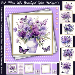 8x8 Mini Kit, Beautiful Lilac Whispers