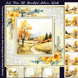 8x8 Mini Kit, Beautiful Autumn Walk