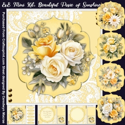 8x8 Mini Kit, Beautiful Posie of Sunshine