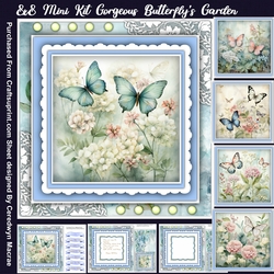8x8 Mini Kit, Gorgeous Butterflys Garden