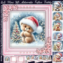 8x8 Mini Kit, Adorable Festive Teddies