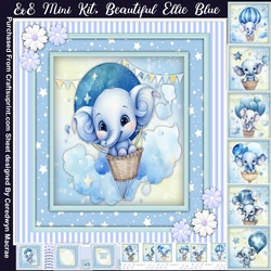 8x8 Mini Kit , Beautiful Ellie in Blue
