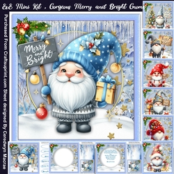 8x8 Mini Kit, Gorgeous Merry and Bright Gnomes