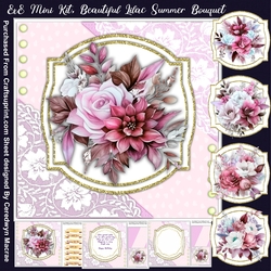 8x8 Mini Kit Beautiful lilac Summer Bouquet