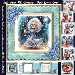 8x8 Mini Kit, Gorgeous Disco Queen Gran