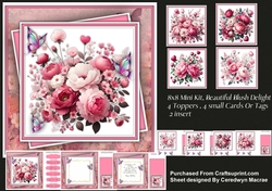 8x8 Mini Kit, Beautiful Blush Delight