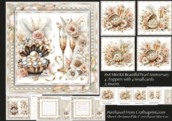 8x8 Mini Kit Beautiful Pearl  Anniversary