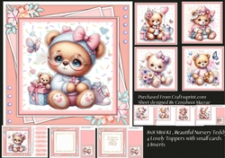 8x8 Mini Kit, Beautiful Nursery Teddy ,