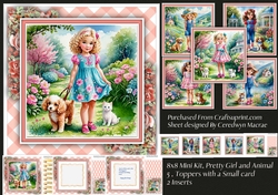 8x8 Mini Kit, Pretty Girl and Her Animals