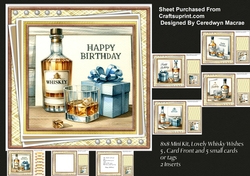 8x8 Mini Kit, Lovely Whisky Wishes