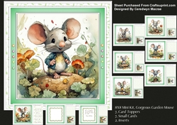 8x8 Mini Kit, Gorgeous Garden Mouse