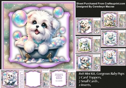 8x8 Mini Kit, Gorgeous Baby Pups 
