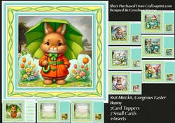 8x8 Mini Kit, Gorgeous Easter Bunny