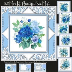 8x8 Mini Kit , Beautiful Blue Mist