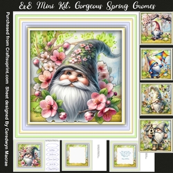 8x8 Mini Kit , Beautiful Spring Gnomes