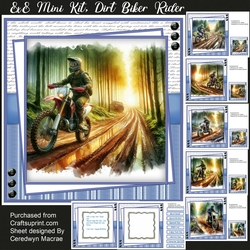 8x8 Mini Kit, Dirt Biker Rider