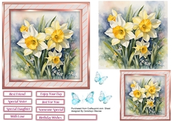 6x6 Quick Cards , Beautiful Florals 6