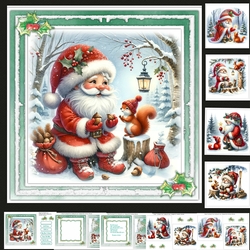 7x7 Mini Kit, Gorgeous Santa and Animals