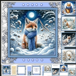 7x7 Mini Kit, Beautiful Winter Fox