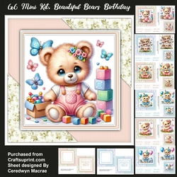 cup1316776_1398 - 6x6 Mini Kit, Beautiful Bears Birthday