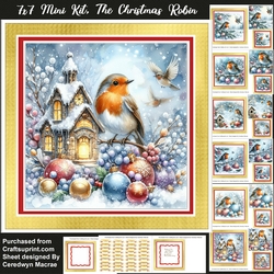 7x7 Mini Kit The Christmas Robin
