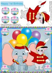 Dumbo 1st Birthday